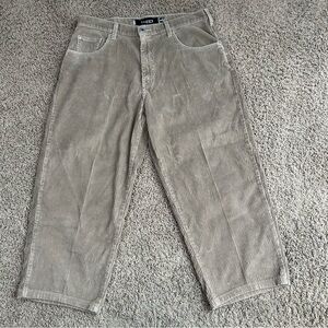 Vintage Levis 1998 Silvertab Men's 36x30(36x26) Baggy Gray Wide Corduroy Pants